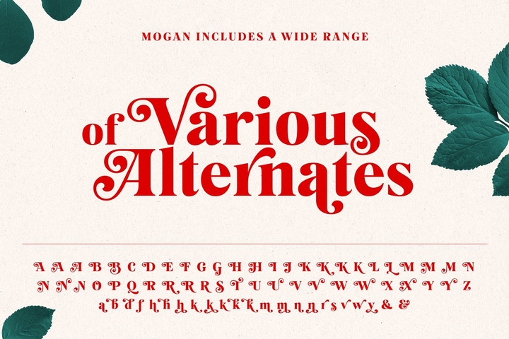 Пример шрифта Mogan Regular